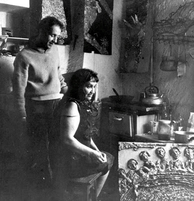 Violeta Parra y Gilbert Favre. Violeta Parra y Gilbert Favre.