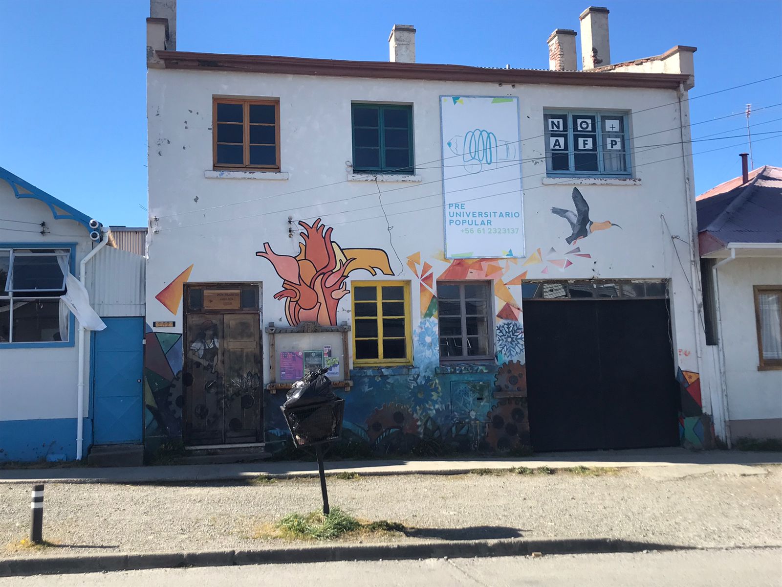 La sede parlamentaria y centro cultural vinculado a Boric, llamada La Idea en honor a la FOM. - Crédito: Maximiliano Alarcón.